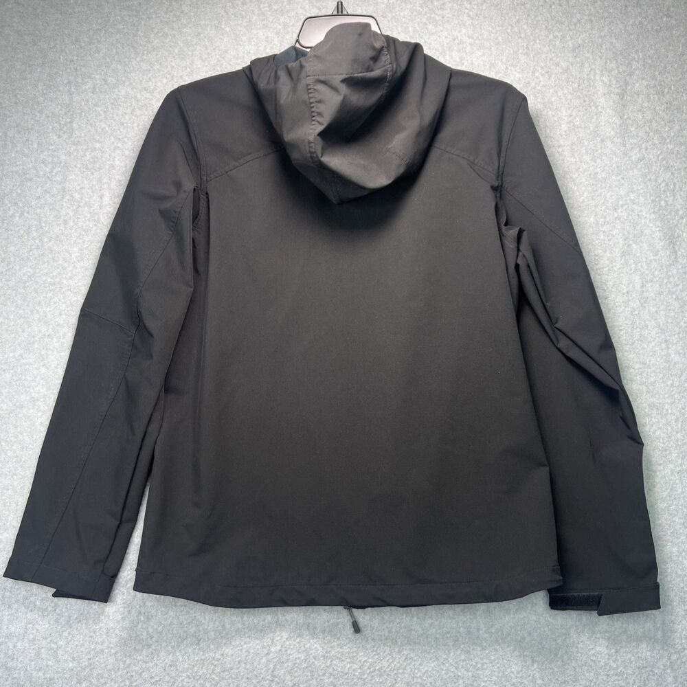Mountain Hardware Mens Ozonic Stretch Rain Jacket Medium Black Hooded Soft Shell - Picture 13 of 15